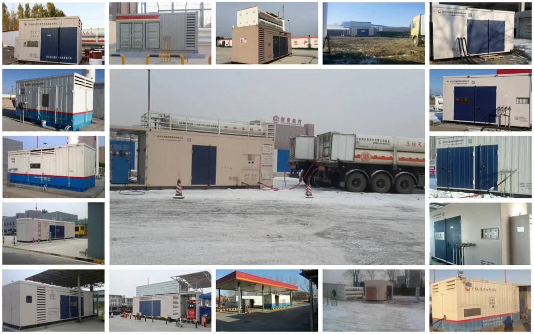 Hot Sale Natural Gas Hydraulic Piston Compressor for Fueling Station with Dispenser