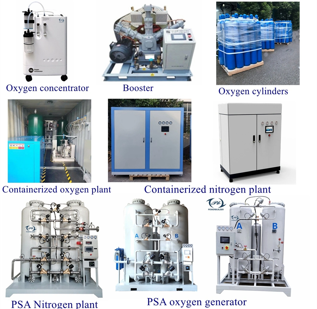 ISO CE Certified Pressure Swing Adsorption Psa Oxygen Generation Plant with Mobile Container